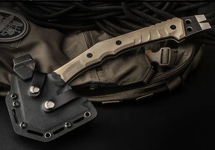 HX OUTDOORS Mercenarys Full Tang Multi-Function Camping Axe