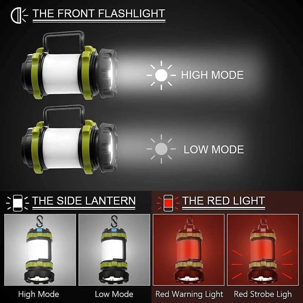 Waterproof Rechargeable LED Lantern Flashlight