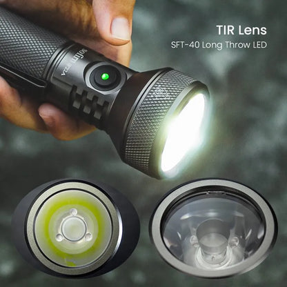 Sofirn IF22A - USB-C Rechargeable LED Flashlight, 2100 Lumens