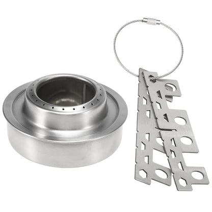 Lixada Stainless Steel Mini Alcohol Stove