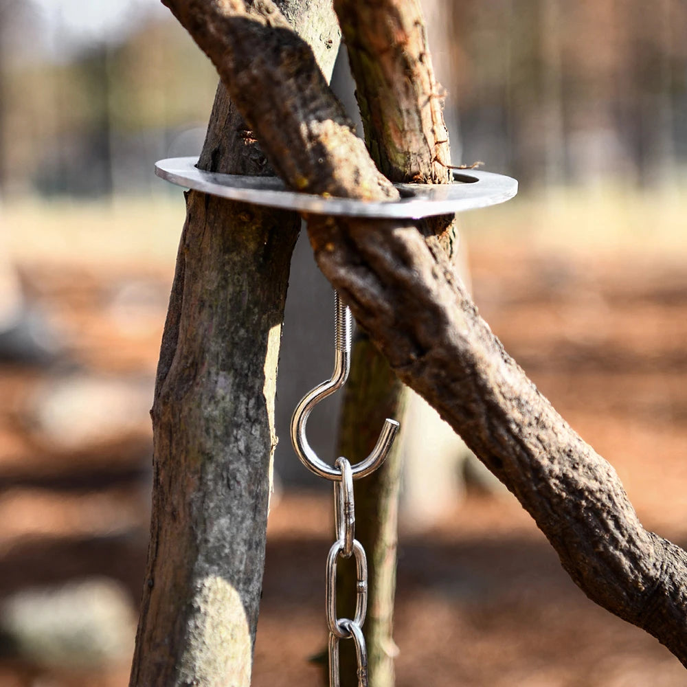 Camping Tripod Pot Holder with Storage Bag