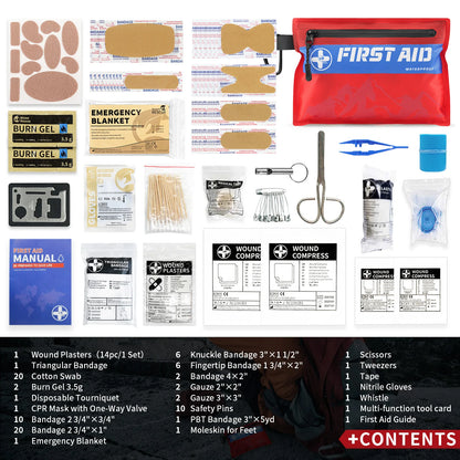 Rhino Rescue Waterproof First Aid Kit (107 Pieces)