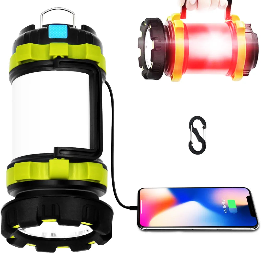 Waterproof Rechargeable LED Lantern Flashlight