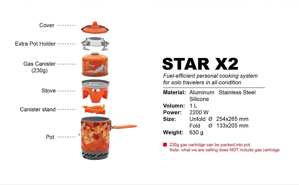 Fire Maple Star X2 Cooking System